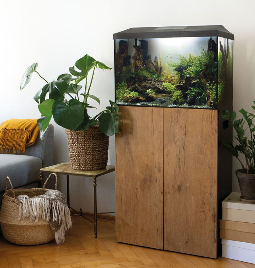 ZESTAW LEDDY XL DAY NIGHT 40 AKWARIUM 35 L CZARNE